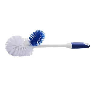 O Cleaning Long Handle Toilet Bowl Brush With Under Rim Scrubber Sturdy Bristles Bathroom Scrub Brush Toilet Scrubbing Wand
