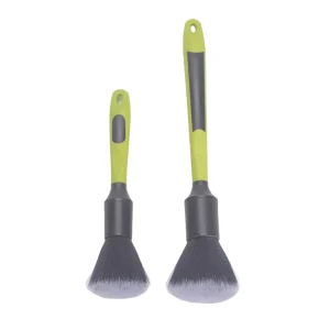 ODM OEM Factory Soft Car Wash Brushes Kit Duster Auto Detailing Brush Set With Rubber Handle