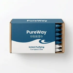 OEM Adult Travel Eco Friendly Scented Flushable Spunlace Cleaning Wipes 18x18cm 10pcs