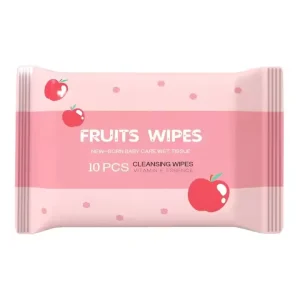 OEM Baby Cleansing Wipes 10pcs Water Based Non woven Unscented and Scented Fragrances Alcohol Free