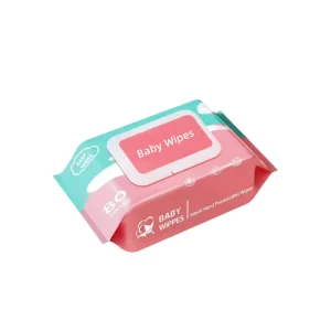 OEM China Supplier 80pcs 100pcs 120pcs Cleansing Wipes Soft Eco Friendly Baby Wipe Vitamin C Baby Wet Wipes