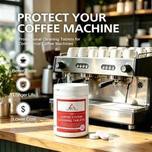 OEM Coffee Machine Cleaning Tablets Food grade Coffee Machine Cleaner Suitable for Various Coffee Machines