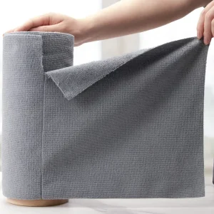 OEM Custom 180GSM Disposable Microfiber Towel Rolls for Kitchen Dish Quick Dry Microfiber Cleaning Cloths Rolls