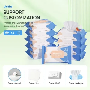 OEM Custom 20pcs bag Outdoor Portable Hand Face Disposable Wipes Gentle Soft Cleansing Mini Travel Pack for Baby & Family