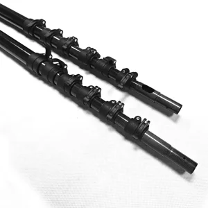 OEM Custom 3K Carbon Fiber Telescopic Pole Lightweight Adjustable Extension Tube (500 1000mm) for Photography Cleaning