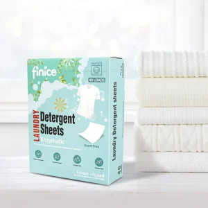 OEM Custom Eco Friendly Solid Liquidless Detergent Sheets Plant Extract Scent Free Bacteriostasis Lightweight Laundry Detergent