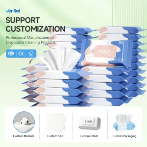OEM Custom Hand and Face Soft Wipes Portable Travel Mini Disposable Cleaning Wipes for Baby Daily Care & Outdoor
