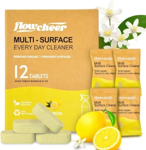 OEM Custom Logo Eco Cleaning Tablets Biodegradable Effervescent All Purpose Cleaner Refill Bulk for Household Cleaning