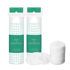 OEM Custom Logo Soft Cotton Skin Friendly Deep Cleansing Makeup Remover Pad Disposable Natural Square Facial Cotton Wipes