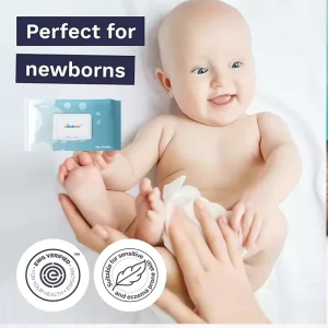 OEM Disposable Baby Wet Cleansing Wipes Non-Woven Antibacterial Customized Packing Wet Wipes Naturals Pure Water