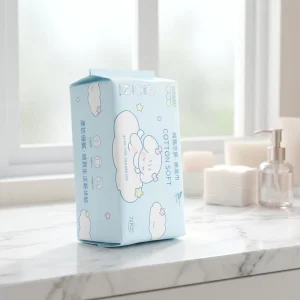 OEM Disposable Cotton Facial Towels Ultra Soft Thick Biodegradable Sensitive Skin Makeup Remover Dry Wipes