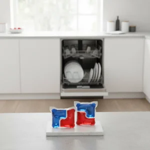 OEM Disposable Sustainable Dishwasher Detergent Pods Stain Removal Gel Powder for Kitchen Use