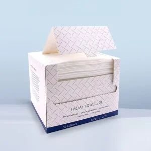OEM Disposable Ultra Thick Face Towelettes Biodegradable Dry Wipes Household Gentle Exfoliation Makeup Cotton Tissues