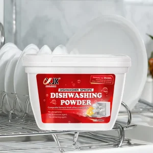 OEM Eco Friendly 600g Dishwasher Powder for Tableware Pots Bowls Plates for Kitchen Detergent Use