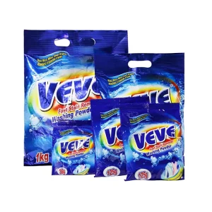 OEM Eco Friendly Lemon Scent Laundry Detergent Powder for Apparel Use High Foam Formula 25kg Bag Packaging