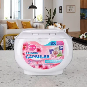 OEM Factory 5 in 1 Laundry Detergent Pods 8g with Fragrance Beads Strong Stain Removal Long lasting Fresh Scent