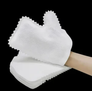 OEM Household Multi functional Soft Non woven Fabric Dust Removal Dusted Kitchen Disposable Cleaning Gloves for Dry Wet