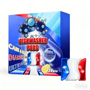 OEM Kitchen Dishwashing Gel Concentrated for Oil Removal Anti Bacterial Floral Lemon Scent Biodegradable Plant Based
