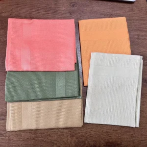 OEM Kitchen Set Microfiber Waffle Jacquard Weave Towels 40*60CM Tea Towel Microfibre Dish Cleaning CLOTHS