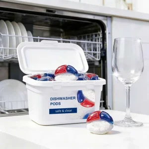 OEM Manufacture Dishwasher Detergent Pacs Eco-friendly Dishwashing Capsules Fresh Scent 10-15g