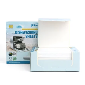 OEM Manufacturer Dishwasher Kitchen Detergent Sheet Factory Price Private Label Cleaner Dishwasher Detergent Sheets