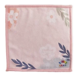 OEM Manufacturer Sublimation Digital Printing Custom Size Shape Soft Towel Microfiber Cleaning Cloth