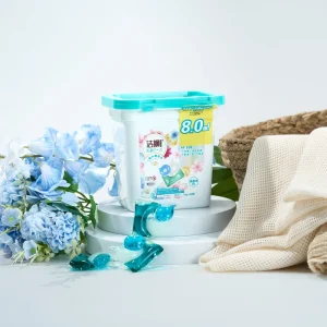 OEM ODM 3 in 1 Disposable Laundry Detergent Pods Liquid Gel Formula for Apparel Cleaning Environmental ProtectionV