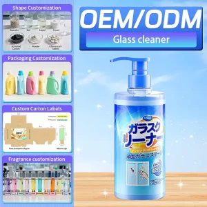 OEM ODM Advanced Eco Friendly Disposable Brand Model Glass Cleaner 5% 15% Active Ingredients Certified Cleaning Products