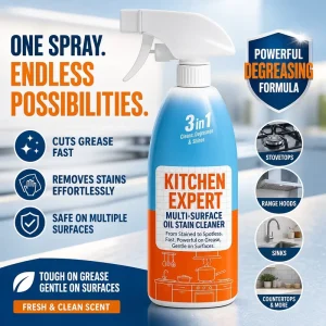 OEM ODM Custom Heavy Duty Degreaser Spray Cuts Tough Grease for Range Hoods & Stovetops