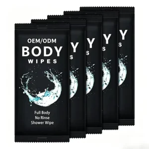 OEM ODM Custom Individually Wrapped Adult Cleansing Wipes Hypoallergenic for Daily Body Hygiene