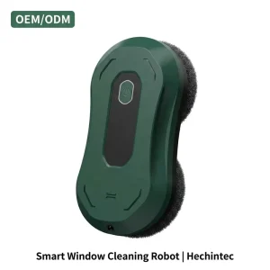 OEM ODM Dark Green Smart Window Cleaning Robot Magnetic Auto Glass Cleaner Dual Microfiber Pads Custom Logo Color Package