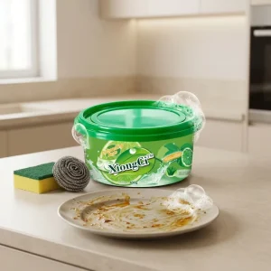 OEM ODM Eco Friendly Lemon Scented Dishwashing Paste Cream with 30% 50% Active Ingredients for Kitchen Surfaces