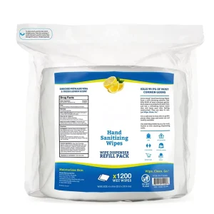 OEM ODM Factory Price Eco friendly 1200 CT Refill Roll for Dispensers Sanitizing Hand Wipes