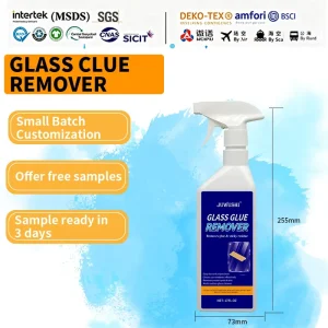 OEM ODM Glass Adhesive Remover Residue Cleaner Tape Remover Fast Acting No Residue Traceless Car Window Care 500ml