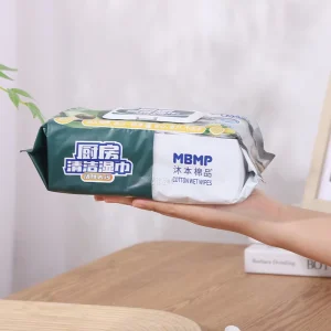 OEM ODM Large Size Natural Cleansing Wipes All Purpose Cleaning Wipes with White Soap Easy Clean Wet Towel for Kitchen Bathroom