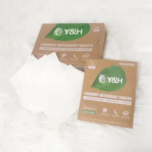OEM ODM Lightweight Liquidless Eco Friendly Fresh Scent Deep Clean Detergent for Clothes No Plastic Jug Laundry Detergent Sheets