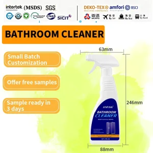 OEM ODM Multi Purpose Bathroom Sink Faucet Cleaner Heavy Duty Limescale Soap Scum Remover for Ceramic Marble Basins 500ml