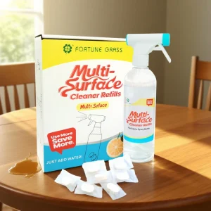 OEM ODM Natural Eco friendly Household Multi surface & Multi purpose Cleaning Spray Tablets with Water Bottle Cleaner Tablet