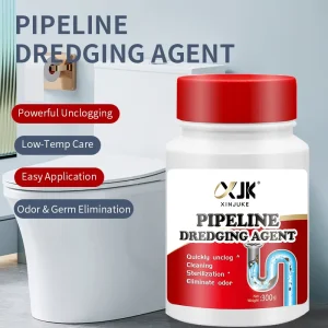 OEM ODM Sustainable Green 300g Powder Drain Cleaner 5-15% Active Ingredient Powerful Cleaning Kitchen Pipes