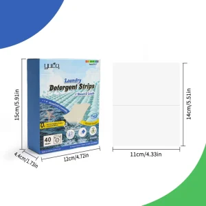 OEM Ocean Scent Laundry Soap Cleaning Enzyme Sheets Custom Logo Private Label Long Lasting Fragrance Detergent Tablets