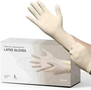 OEM Package Cleaning Hotel Hospital Work Latex Gloves Medical Examination Powder Free Latex Gloves Disposable Gloves