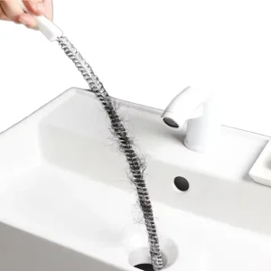 OEM Telescopic Cleaning Tools 45cm-80cm Bathroom Hair Sewer Sink Cleaning Brush Drain Cleaner Flexible Pipe Dredging