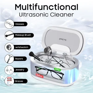 Oem Odm Custom Compact Multi Purpose Electric Power Source Digital Ultrasonic Cleaner for Office Hotel Home Use