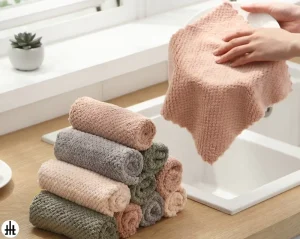 Oil Absorbent Dishcloth Towels Multifunction Appliances Cleaning Towel Home Luxury Kitchen Hand Towels Set