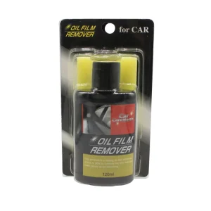 Oil Remover Removes Stains From Concrete and Asphalt Driveways Garages and Patios on Glass