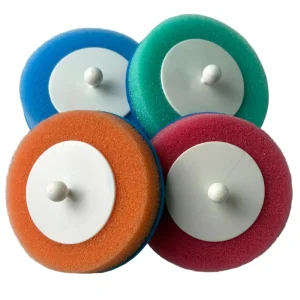 One Time Replacement Toilet Brush Head Tool Accessory for Toilet Cleaning with Sponges & Scouring Pads
