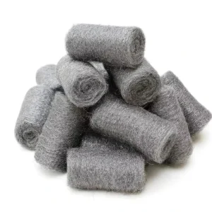 One Use Kitchen Metal Stainless Steel Wool Scrubber for Pot and Dishes Heavy Duty Cleaning