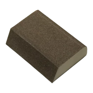 Orange Eco Friendly Square High Hardness Stainless Steel Wire Sanding Sponge Kitchen Food Washing Cleaning Emery Scouring Pad