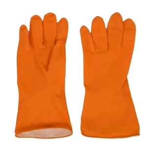 Orange Latex Household Gloves for Dish Washing Guantes De Latex Cocina Warehouse Gloves