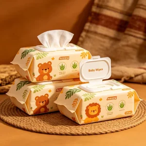 Organic Baby Wipes Biodegradable Bamboo Sustainable Eco Friendly Chemical Free Newborn Safe Pure Water Baby Wipes